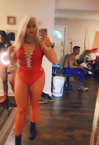 1. Fine Alexandria Knight in Sweet Red Bodysuit