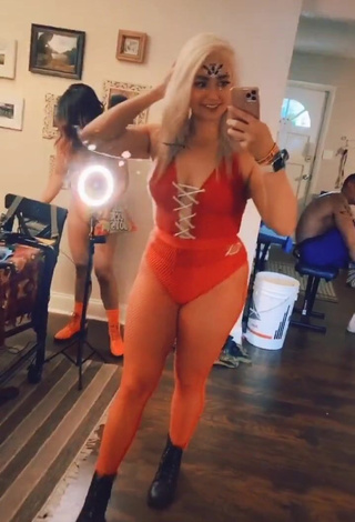 3. Fine Alexandria Knight in Sweet Red Bodysuit