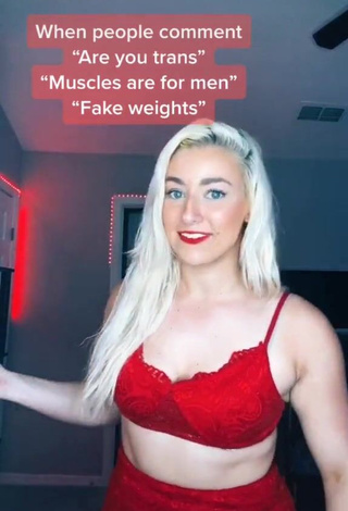 3. Beautiful Alexandria Knight in Sexy Red Bra