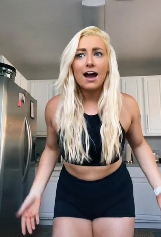 1. Hot Alexandria Knight in Black Tank Top