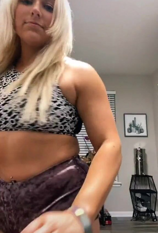 3. Sexy Alexandria Knight in Crop Top