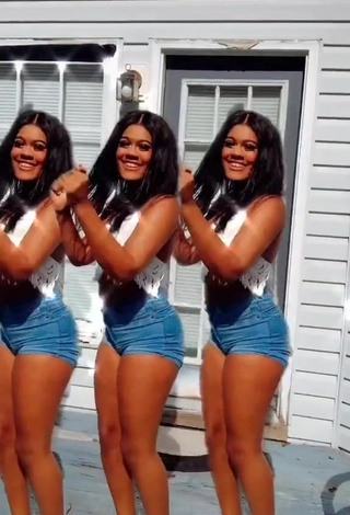 4. Hot Aanaejha Jordan in Shorts