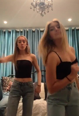 1. Sweetie Ally Jenna in Black Crop Top