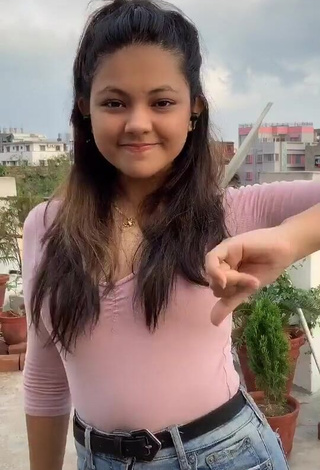 3. Sexy Aneesah Ukani in Pink Bodysuit