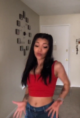 3. Sweetie Ashley Valdez in Red Crop Top