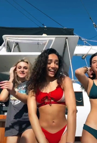 1. Seductive Avani Gregg in Bikini on a Boat