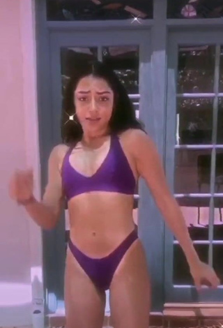 1. Adorable Avani Gregg in Seductive Violet Bikini