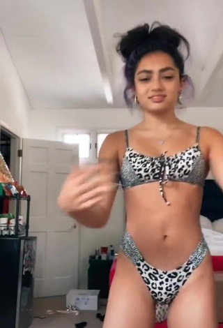 Avani Gregg in Sexy Leopard Bikini