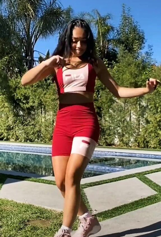 1. Beautiful Avani Gregg Shows Legs at the Swimming Pool