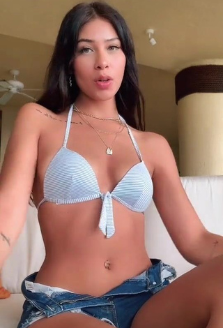 Sweetie Alexia García in White Bikini Top