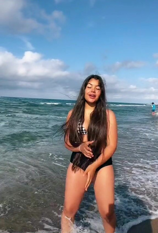 Sexy Annie Vega in Bikini at the Beach