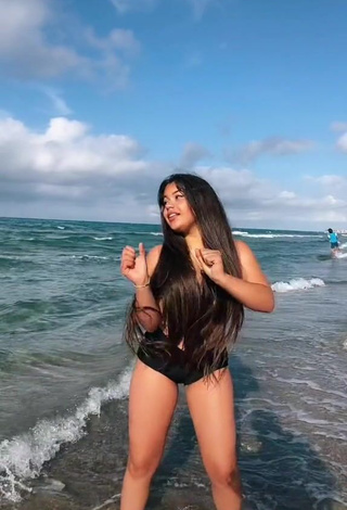 3. Sexy Annie Vega in Bikini at the Beach