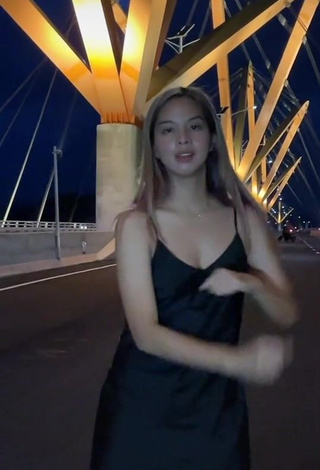 Hot Ericka Pineda in Black Dress