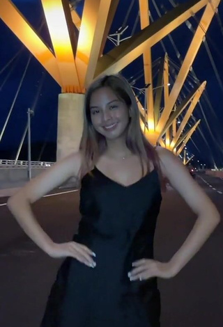 3. Hot Ericka Pineda in Black Dress