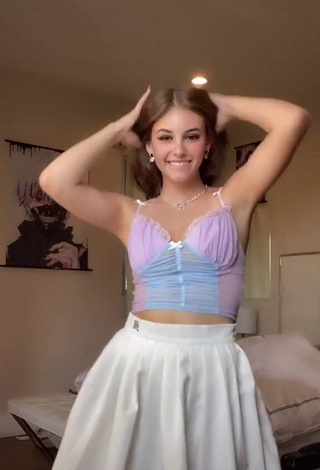 1. Sexy Eva Cudmore in Crop Top