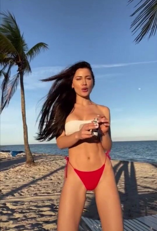 1. Georgina Mazzeo Looks Fine in Bikini at the Beach