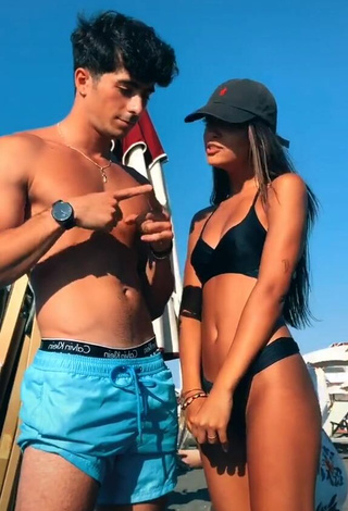 3. Sweetie Giorgia Malerba in Black Bikini