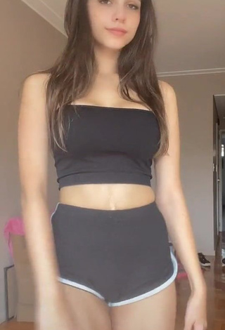 Alluring Iaaras2 in Erotic Black Crop Top