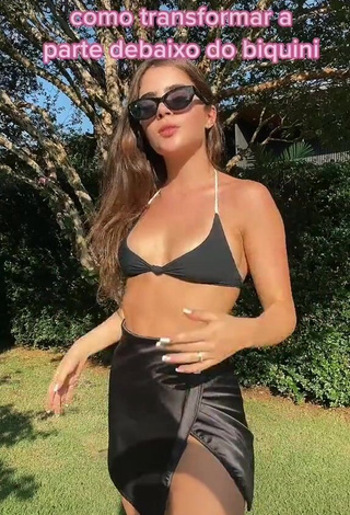 1. Sexy Jade Picon in Black Bikini Top