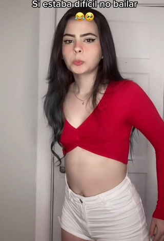 1. Sweetie Leidy Riascos in Red Crop Top