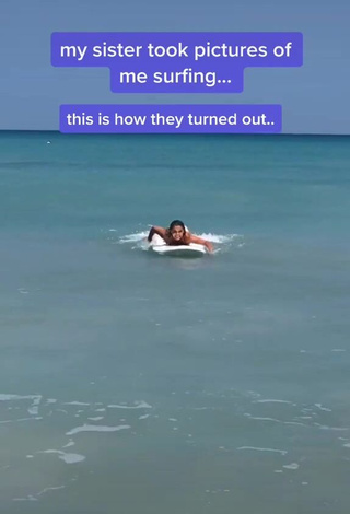 1. Sweet Olivia Dunne in Cute White Bikini at the Beach