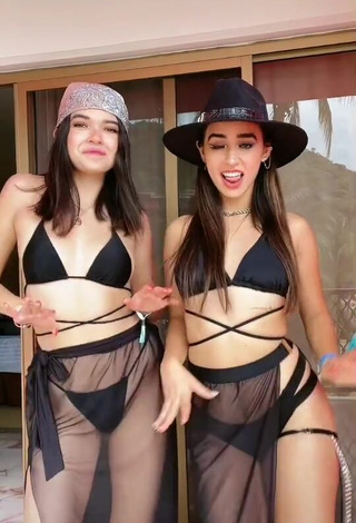 Amazing Michelle Mendizábal in Hot Black Bikini