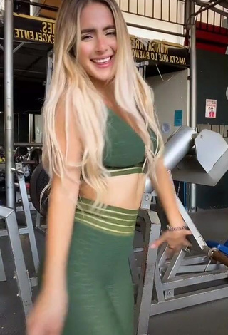 1. Sexy Nicolle Figueroa in Olive Leggings in the Sports Club and Bouncing Boobs