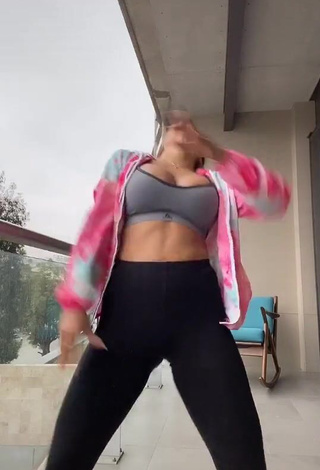 3. Hot Pao Castillo in Black Leggings and Bouncing Big Tits