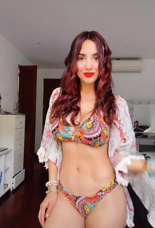 1. Sweet Rosángela Espinoza Shows Cleavage in Cute Bikini