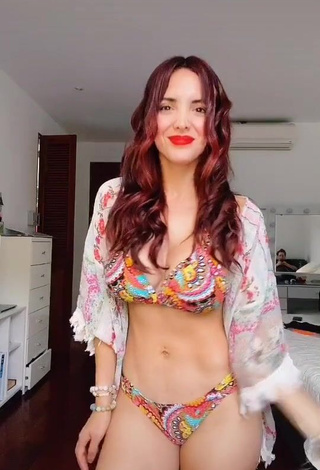 2. Sweet Rosángela Espinoza Shows Cleavage in Cute Bikini