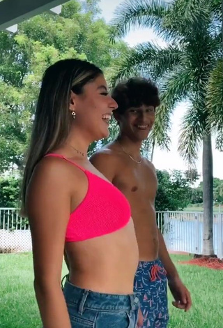 4. Hot Sabrina Quesada in Pink Bikini Top