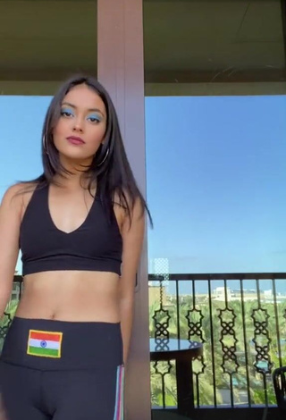 Hot Shivani Paliwal in Black Sport Bra