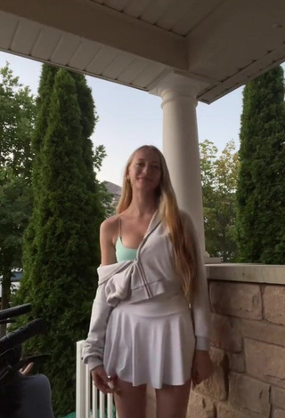 1. Hot Sophia Diamond in White Skirt