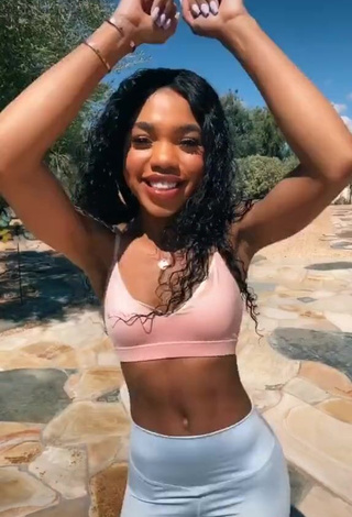 4. Sexy Teala Dunn in Grey Leggings