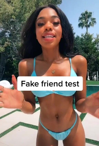 1. Wonderful Teala Dunn Shows Butt at the Swimming Pool