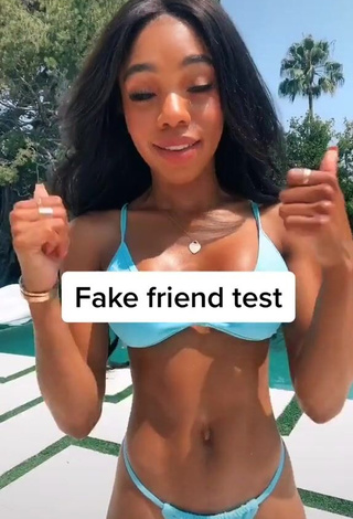 Wonderful Teala Dunn Shows Butt at the Swimming Pool