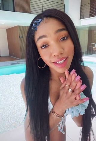 1. Lovely Teala Dunn Shows Butt at the Swimming Pool