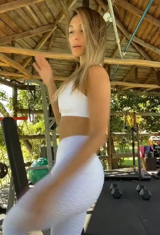 Hot Giuliana Cagna in White Leggings