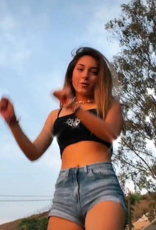 Hot Bryana Pastor in Black Crop Top