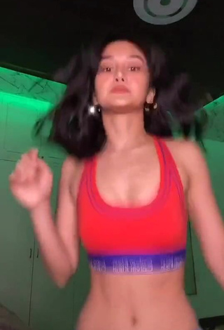 Sexy Chienna Filomeno Shows Cleavage in Sport Bra