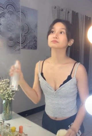 Hot Chienna Filomeno Shows Cleavage in Dress