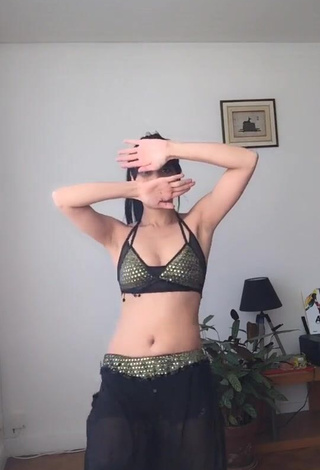 1. Really Cute XENA Shows Cleavage in Crop Top and Bouncing Tits