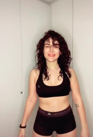 1. Hot Kefera Buchmann in Black Sport Bra and Bouncing Tits