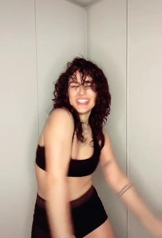 4. Hot Kefera Buchmann in Black Sport Bra and Bouncing Tits