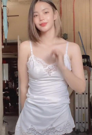 1. Hot Khate Maekawa in White Dress