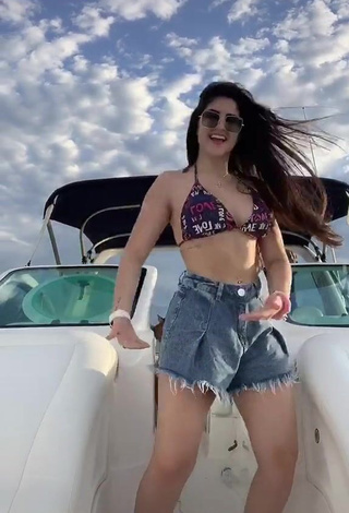 3. Hot Le Azevedo in Bikini Top on a Boat