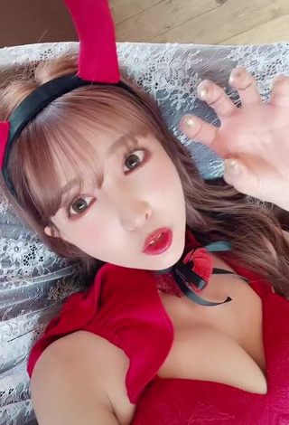 Hot Yua Mikami Shows Cleavage in Red Bra