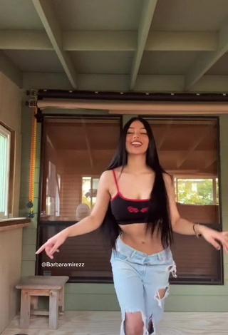 1. Really Cute Barbara Ramirez in Crop Top