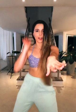 1. Sexy Bya Kessey in Leopard Crop Top and Bouncing Boobs