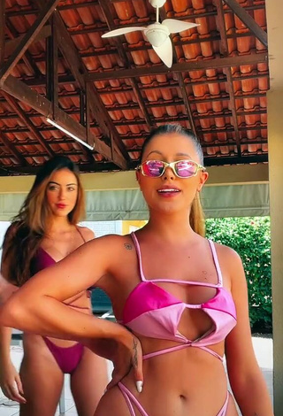 Hot Ca Garcia Shows Cleavage in Bikini